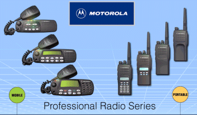 Profesionálne rádiostanice Motorola